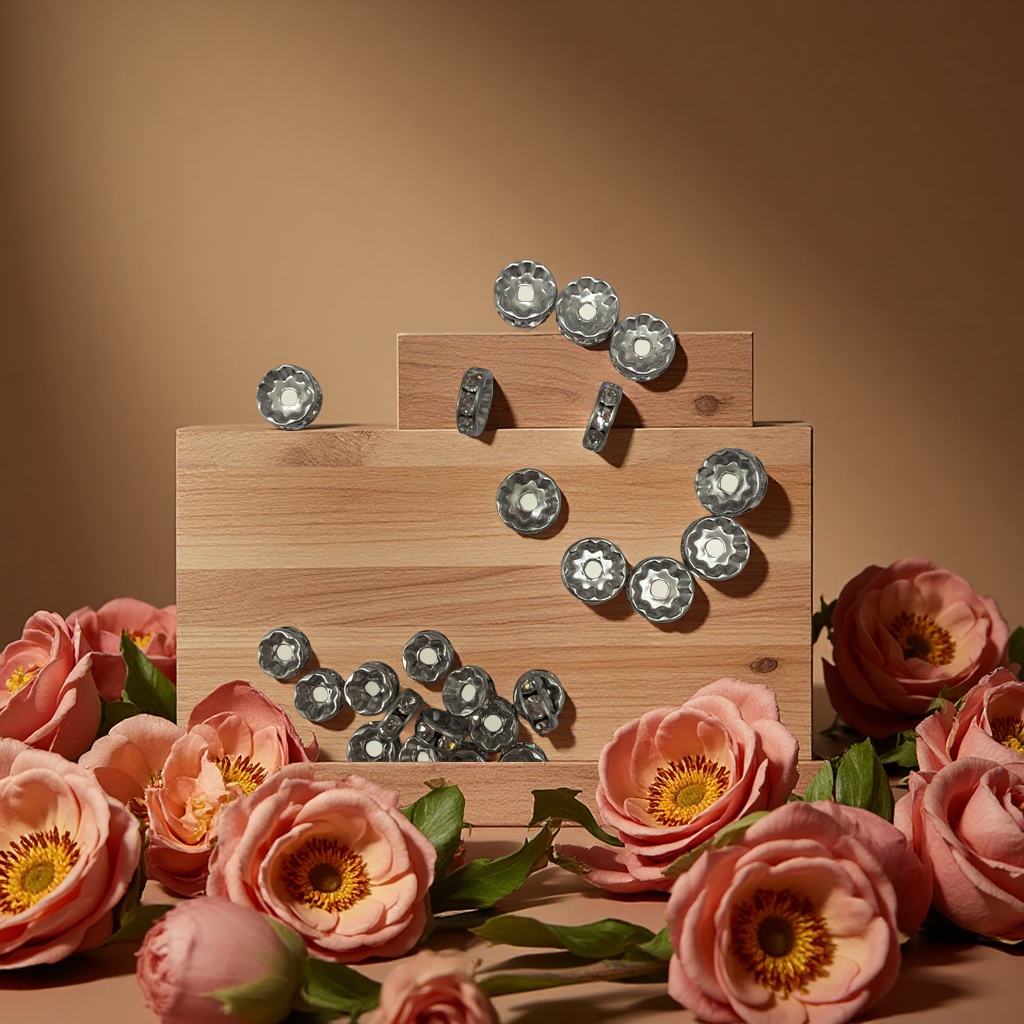 不锈钢钻圈、手链配件女链条项链挂饰饰品组合套装、diy配件细节图