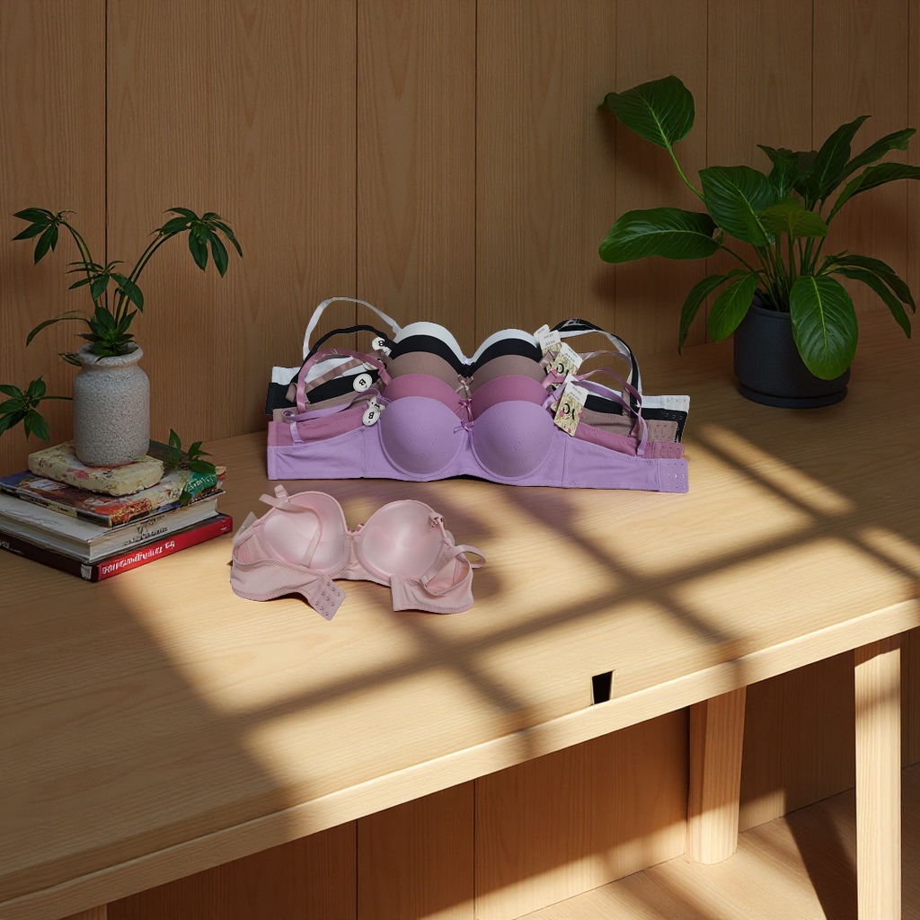 新款外贸女士文胸大两用杯锦纶提花布