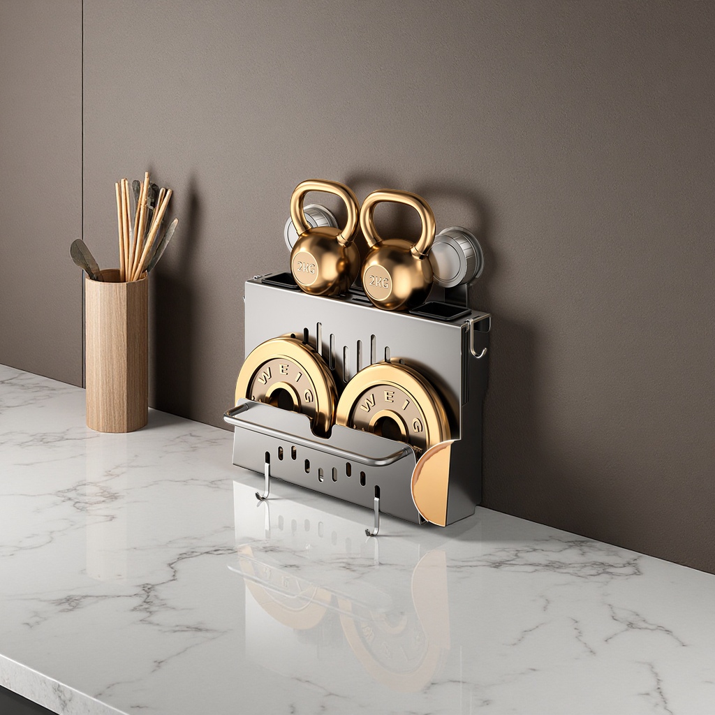 Sin clavos soporte de cuchillos de cocina multifuncional ventosa soporte de pared palillos de almacenamiento para el hogar Application Scenario