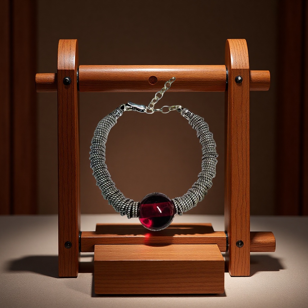 S925银血珀盘缠福禄吉祥尾链小众国潮风新中式女款手链