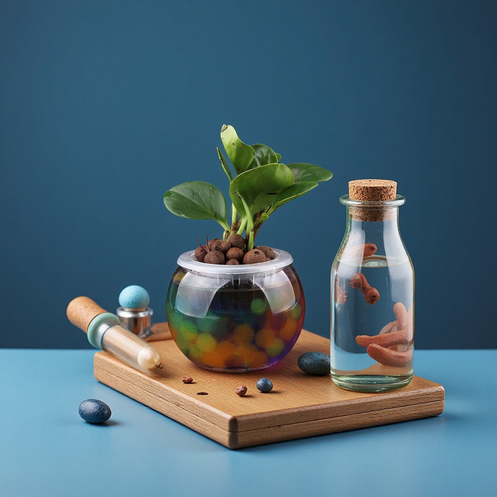A complete set of DIY materials for the wishing bottle to expand when soaked in water, children's hands-on starry sky ocean glass bottle, wooden stopper drift bottle, hydroponic plant bottle, ecological bottle Specification image