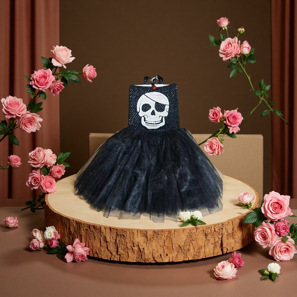 万圣节女童蓬蓬纱裙飘逸甜美 Halloween装扮细节图
