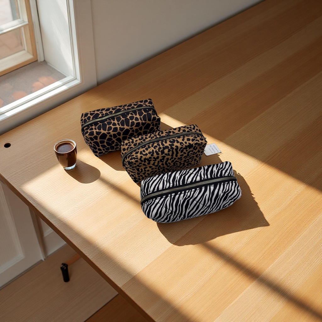 Leopard print fashionable women's handbag, versatile for commuting, simple and large-capacity shopping bag Item Picture