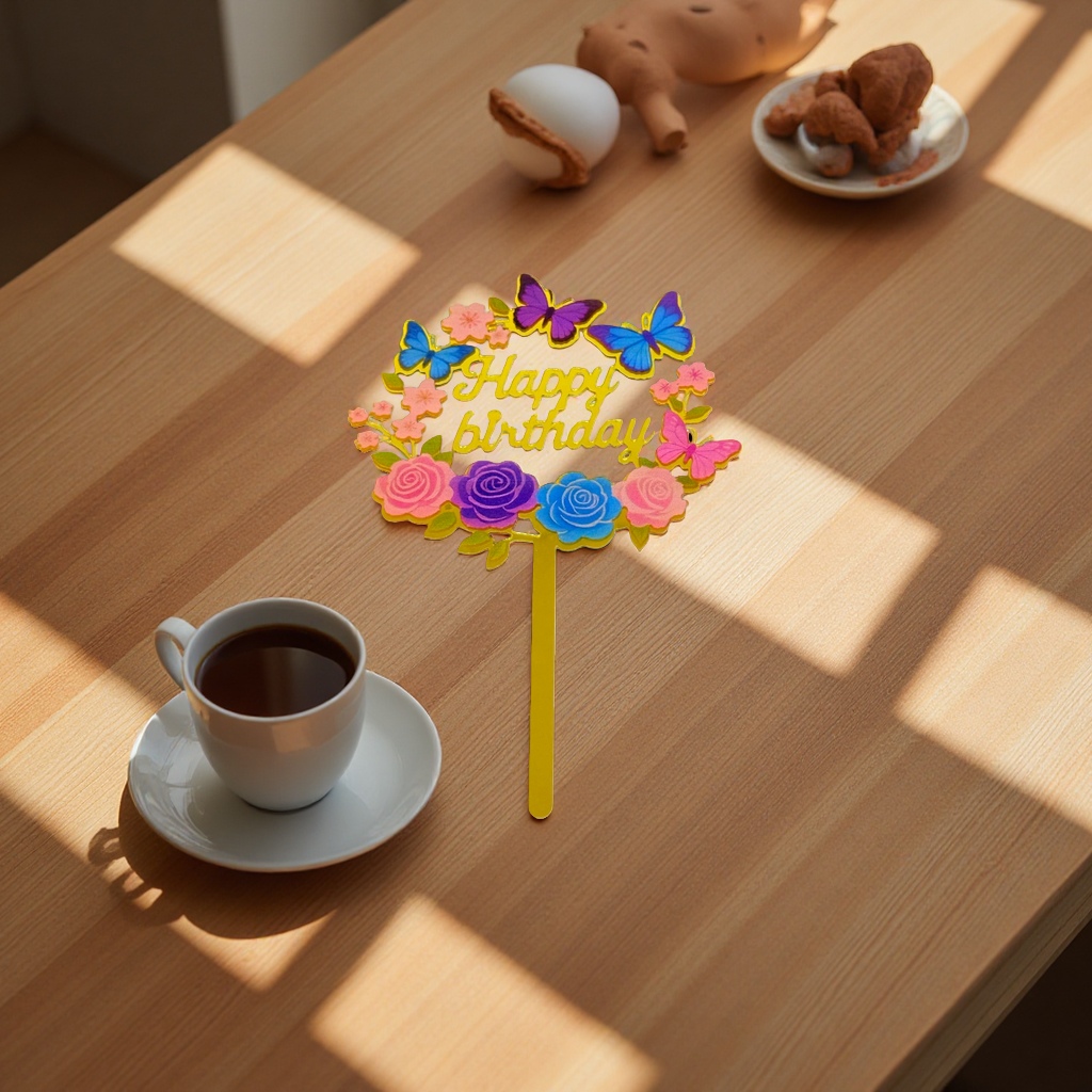 Flower acrylic plug-in Application Scenario