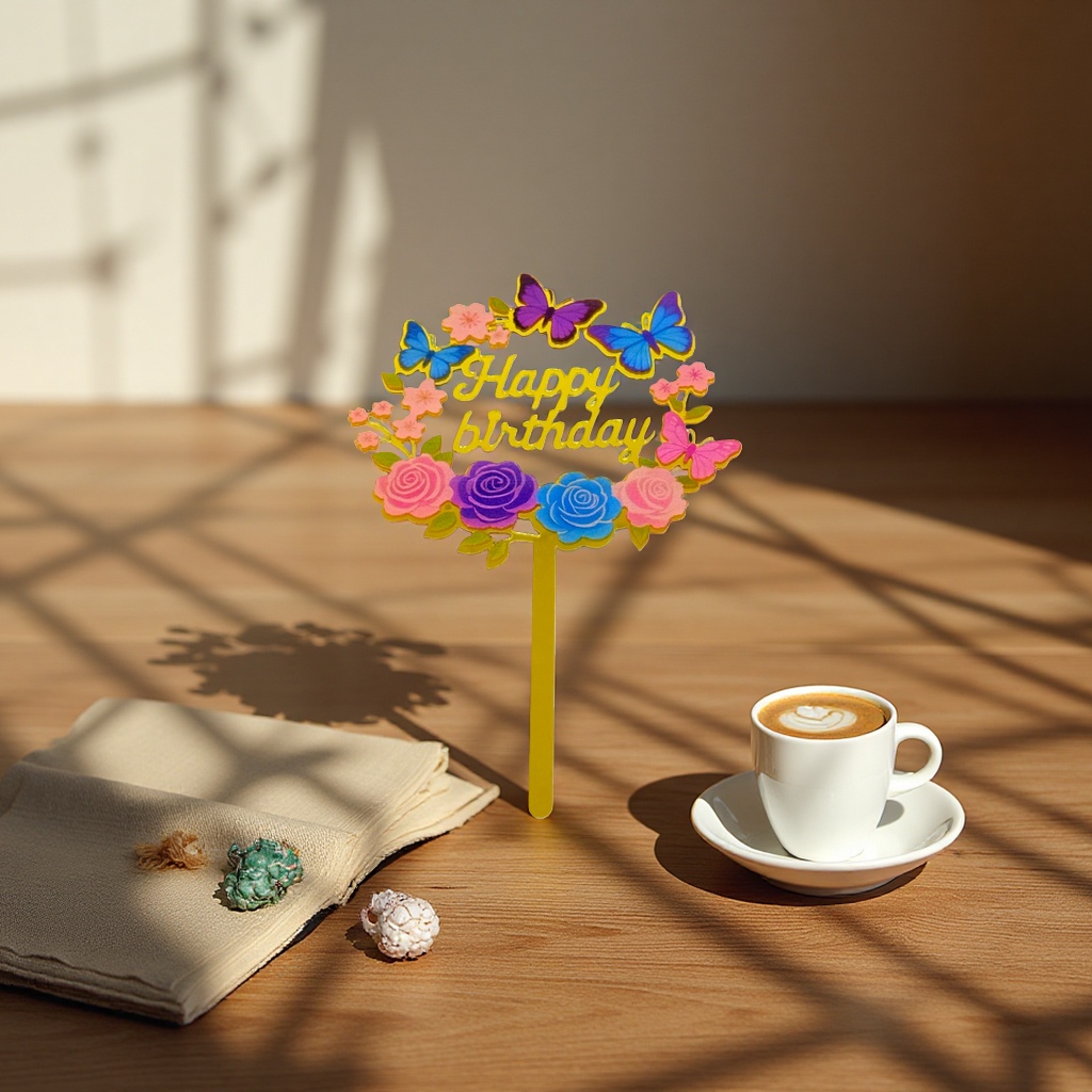 Flower acrylic plug-in details Picture