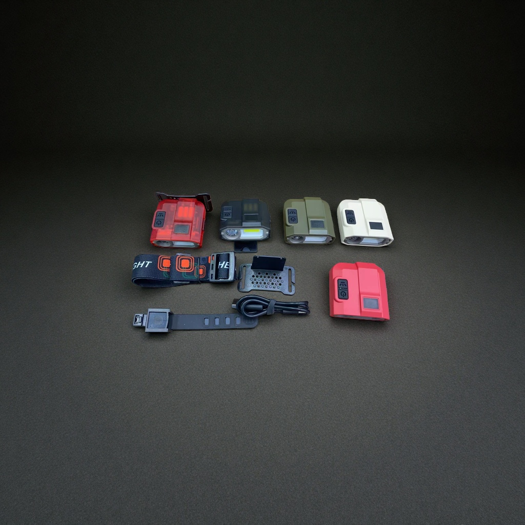 Hooded headlamp, bicycle lamp, outdoor lighting, portable high-intensity anti-shake night running light