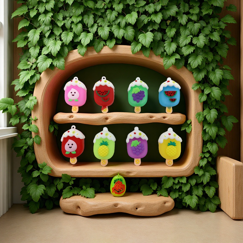 水果冰激凌公仔，饰品配件公仔