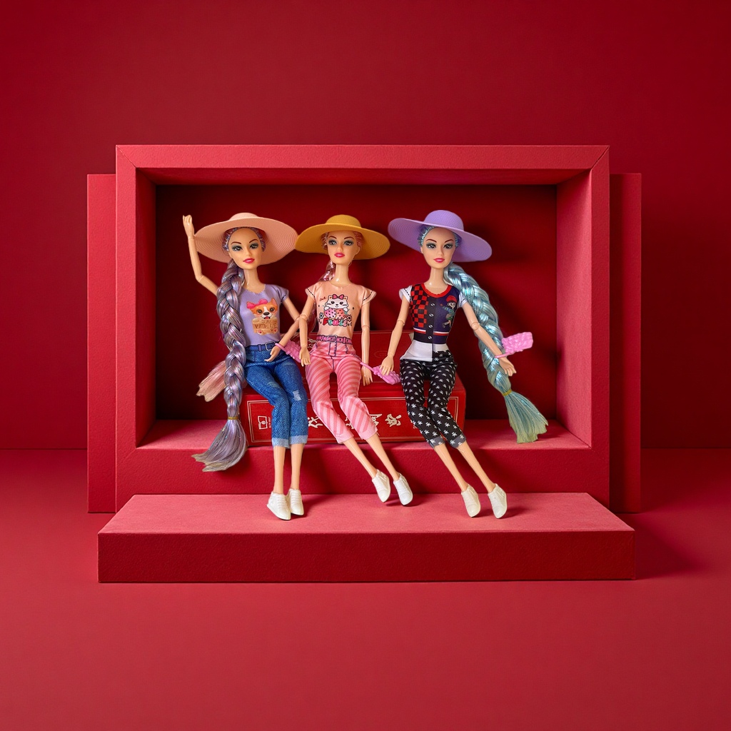 娃娃公仔实物图