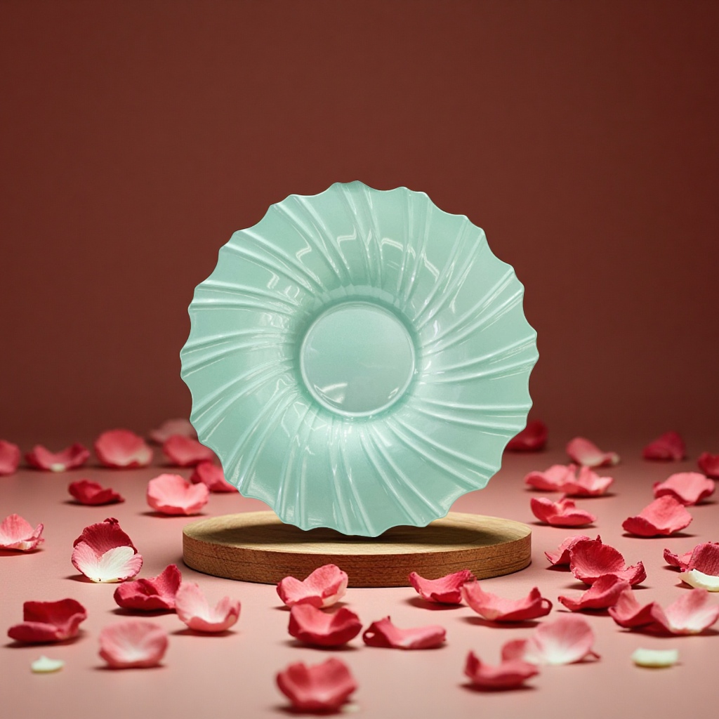 婚礼新品果盘托盘花瓣盘点心盘外贸出口工厂直供批发收纳甜点盘