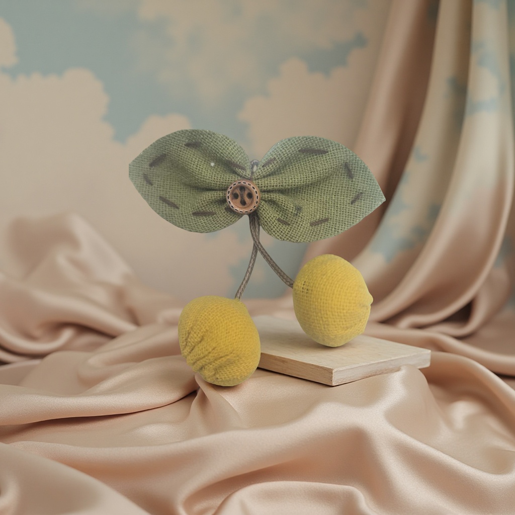 布艺花朵细节图