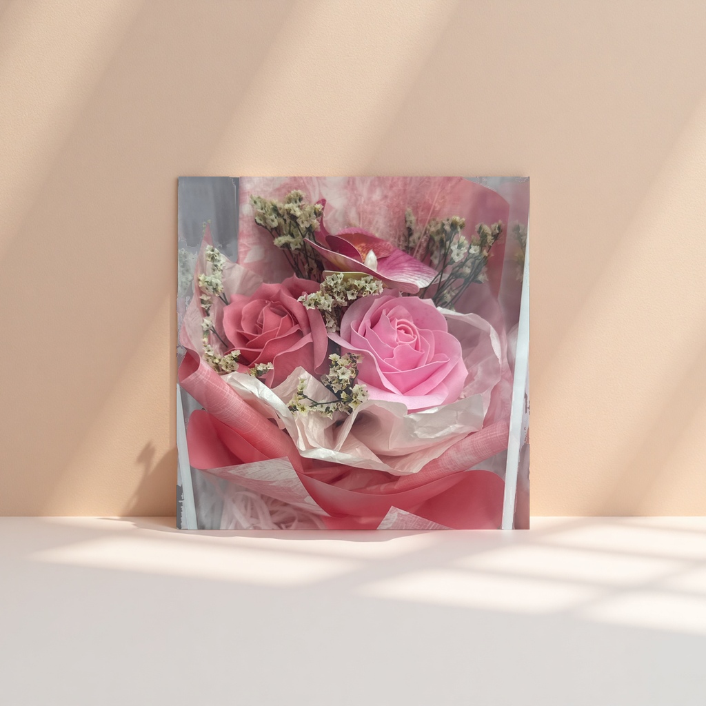 玫瑰花香皂花送女友礼品