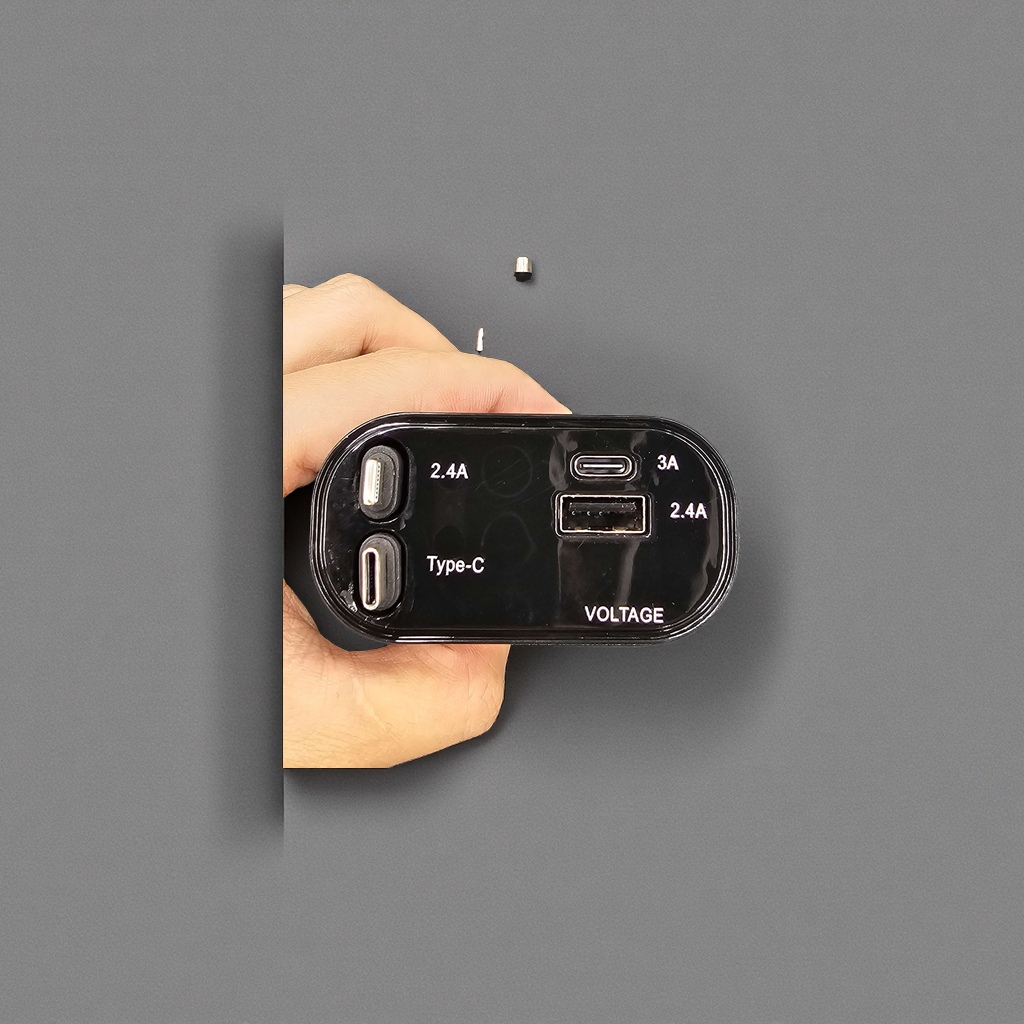 Car charger, car charger, starry sky ceiling ambient light, 12V fast charging interface, multi-port power bank detail image 2