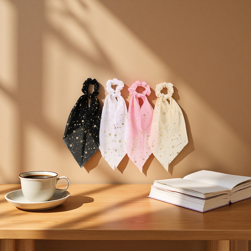 发圈飘带细节图