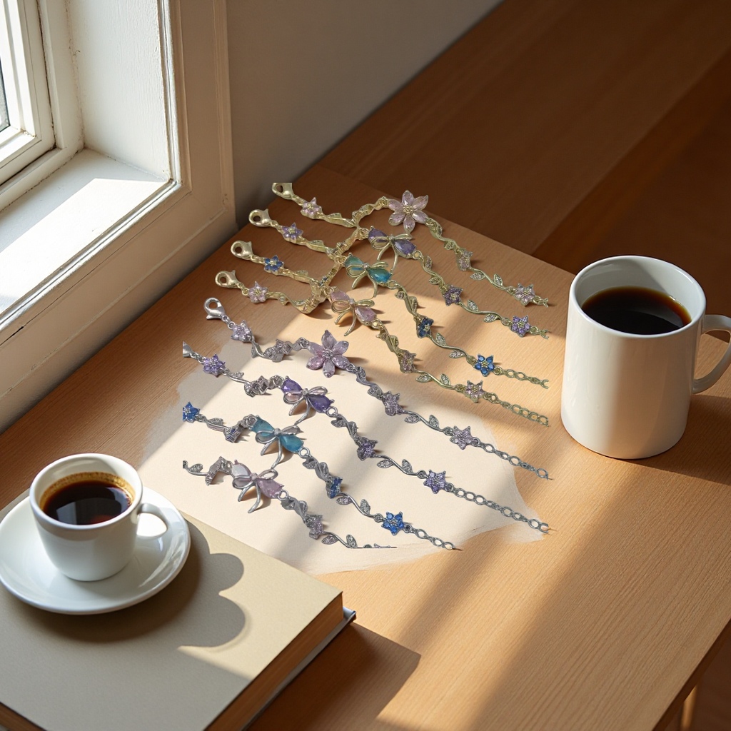 铜质手链时尚简约女款潮流饰品百搭日常佩戴手链女款不规则百搭