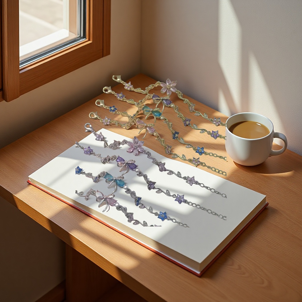 铜质手链时尚简约女款潮流饰品百搭日常佩戴手链女款不规则百搭产品图