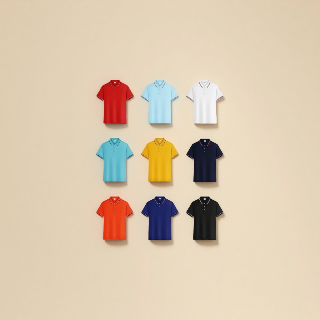 男士Polo衫纯棉透气休闲男装修身版型经典款