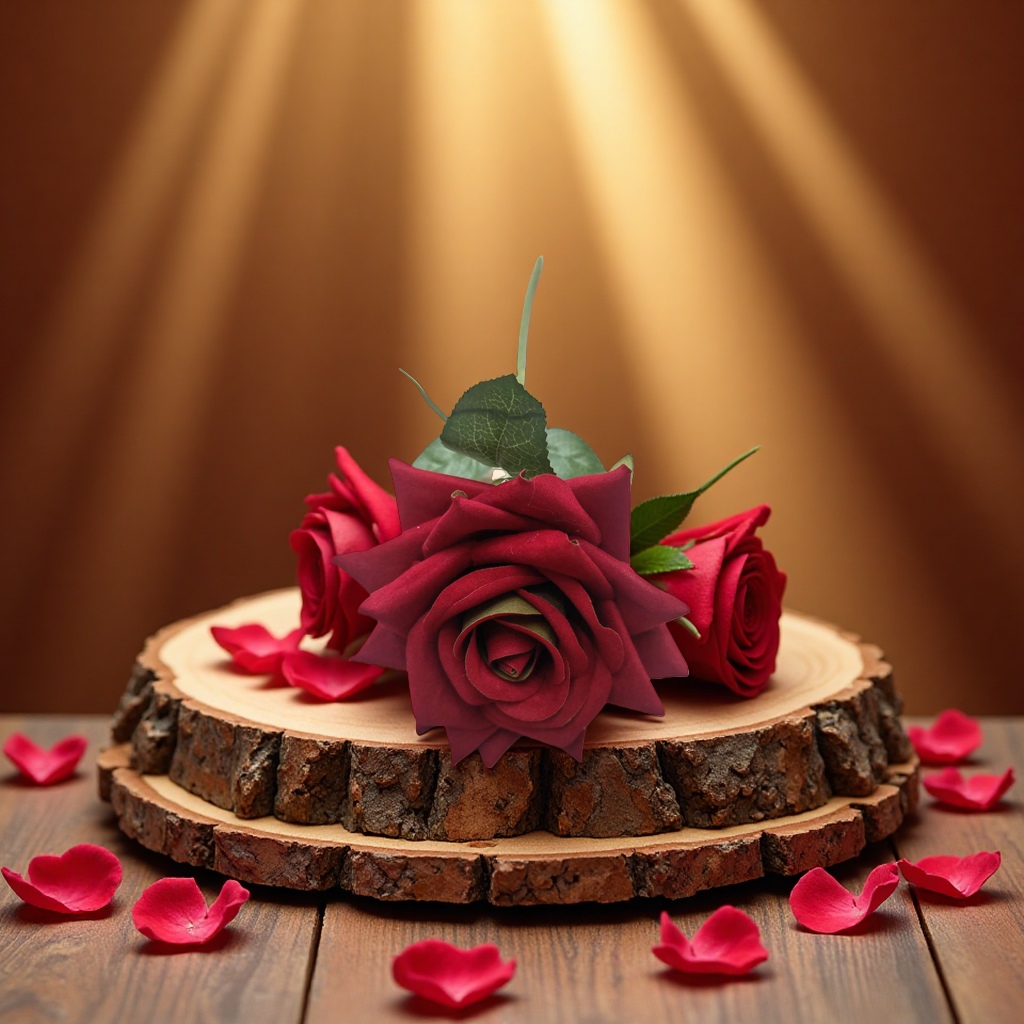 仿真花 绒玫瑰 单支玫瑰 情人节花