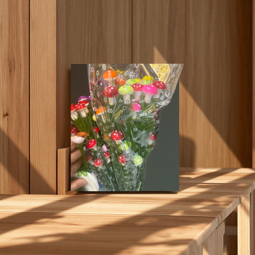 仿真草蘑菇装饰摆件室内绿植仿真植物家居装饰品