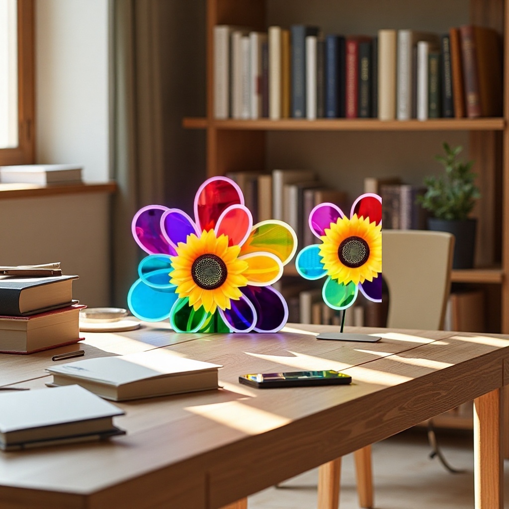 儿童塑料风车玩具广告风车旋转摆件室内户外装饰品