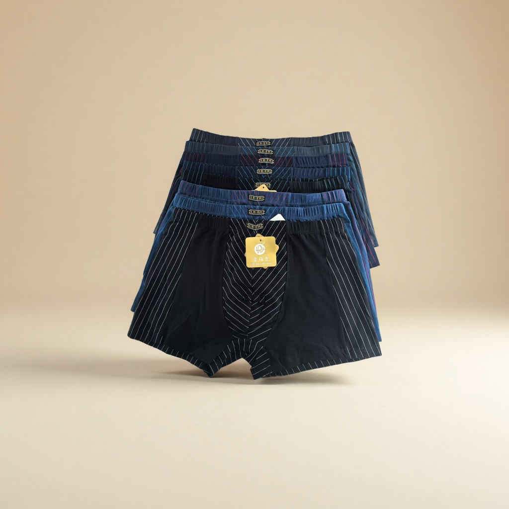 Men's shorts: Breathable and comfortable pure cotton casual shorts. Classic loose style underwear. Men's loose and comfortable shorts