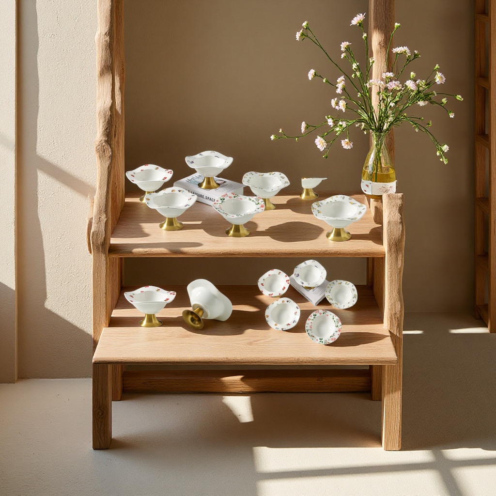 陶瓷坚果盘糖果盒调味盒陶瓷罐储物罐密封罐新品陶瓷碟蛋糕盘点心盘细节图