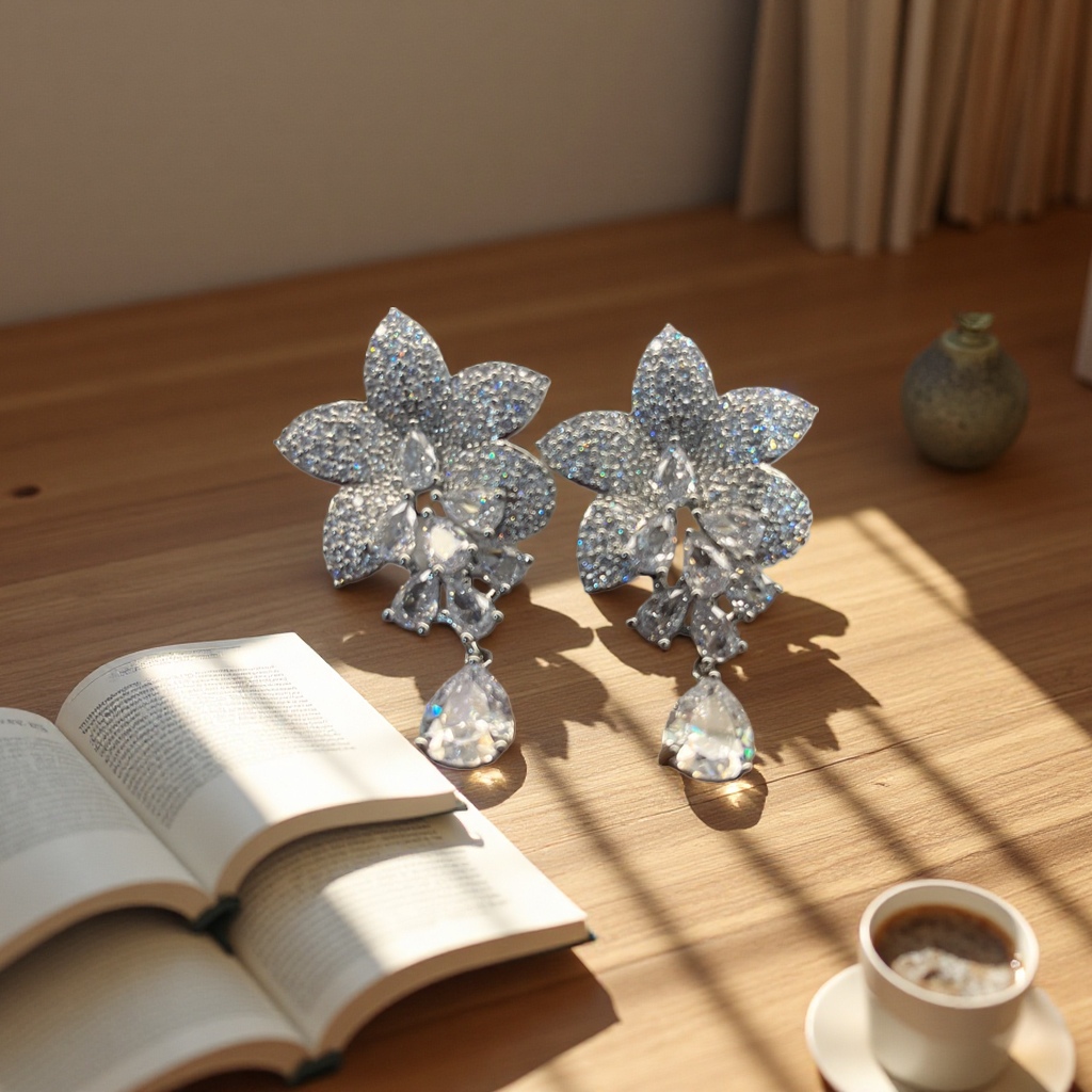 时尚耳饰耳环耳钉女款简约潮流饰品日常佩戴产品图