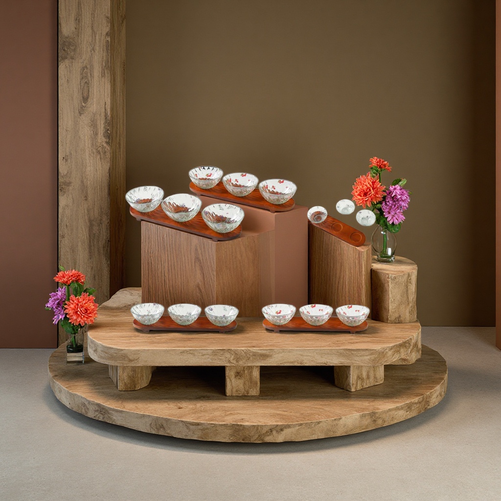 陶瓷坚果盘糖果盒调味盒陶瓷罐储物罐密封罐新品陶瓷碟蛋糕盘点心盘细节图