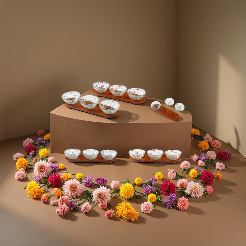 玻璃坚果盘日式手绘碗盘陶瓷餐具可爱厨房用具陶瓷坚果盘糖果盒调味盒陶瓷罐储物罐密封罐新品陶瓷碟蛋糕盘点心盘