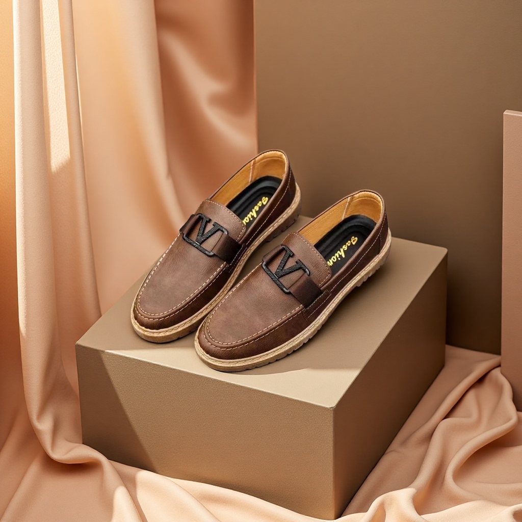 男士豆豆鞋细节图