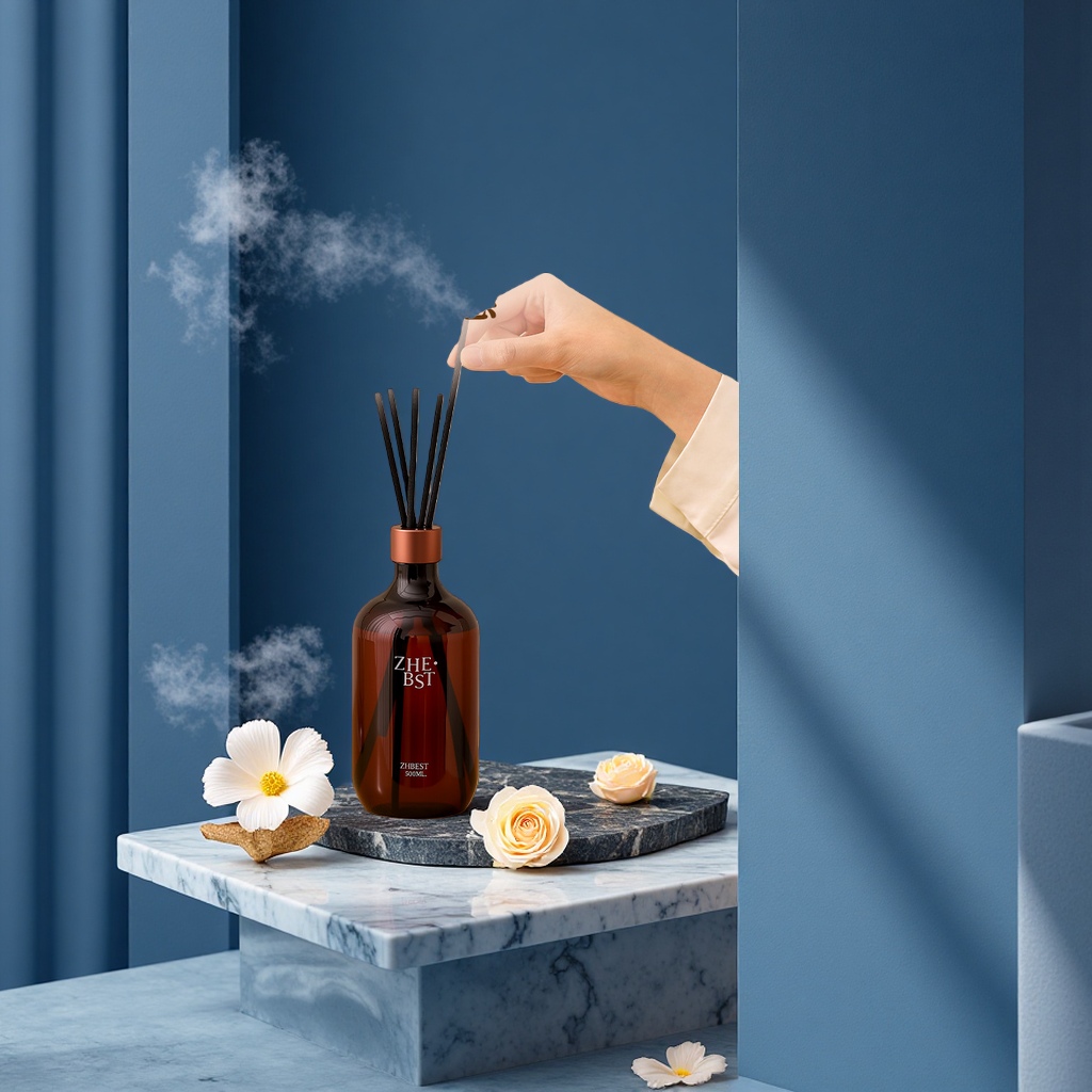 ZHE.BST Flameless aromatherapy essential oil long-lasting deodorizing Toilet, home hotel fragrance display, Bedroom air Fragrance aroma bottle details Picture