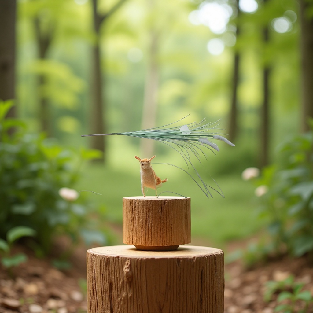 单支2头狗尾草细节图