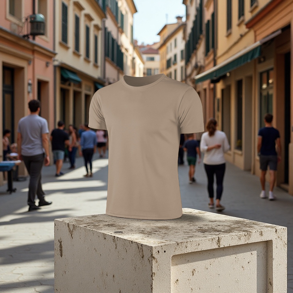TEMU US version cross-border quick-drying round-neck short-sleeved T-shirt, popular large-sized men's sportswear in Europe and America in stock Application Scenario