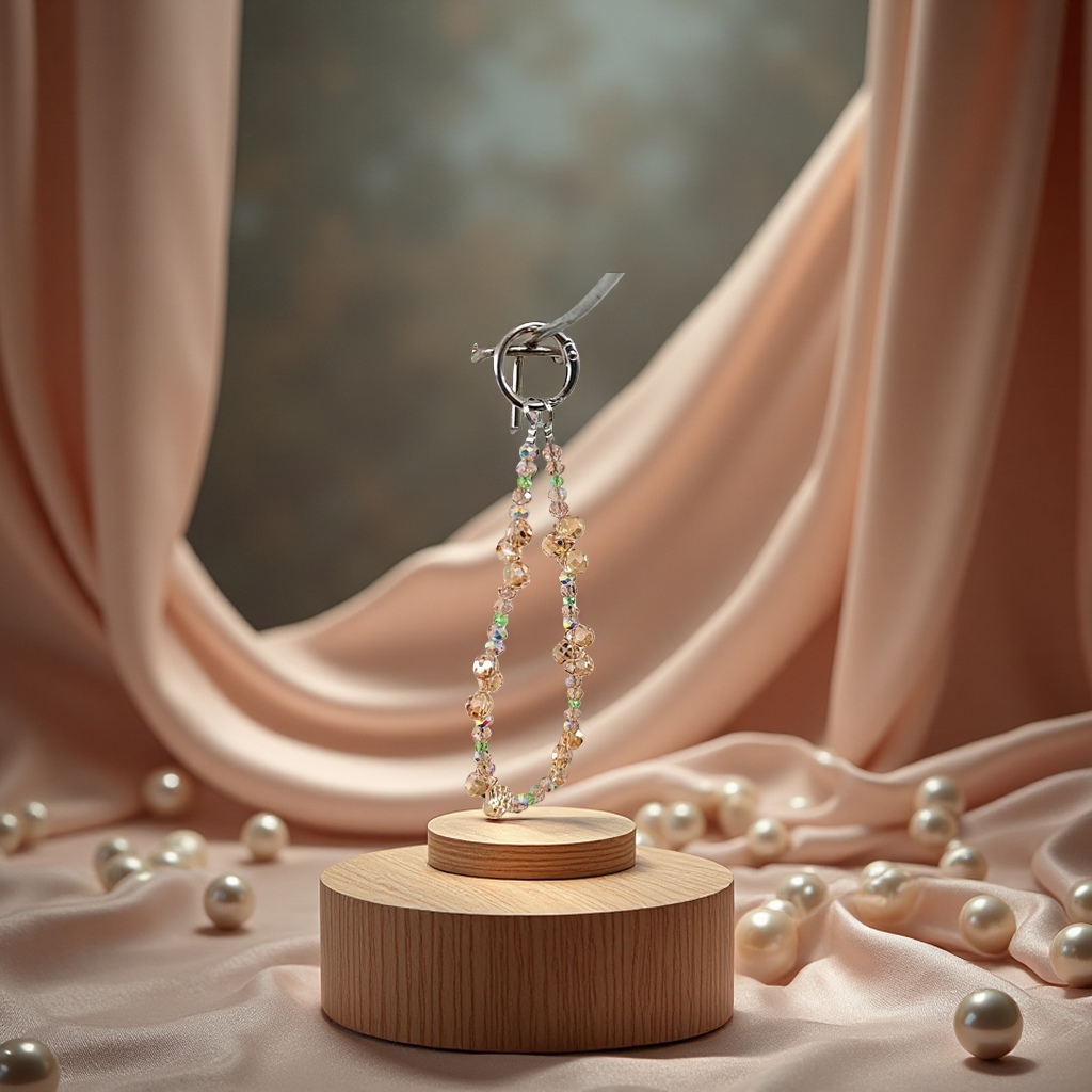 天然石项链越南沙金胸链颈饰品锁骨链小众轻奢长链