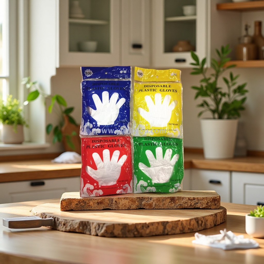 一次性丁晴手套PVC独立包装防滑耐磨耐用