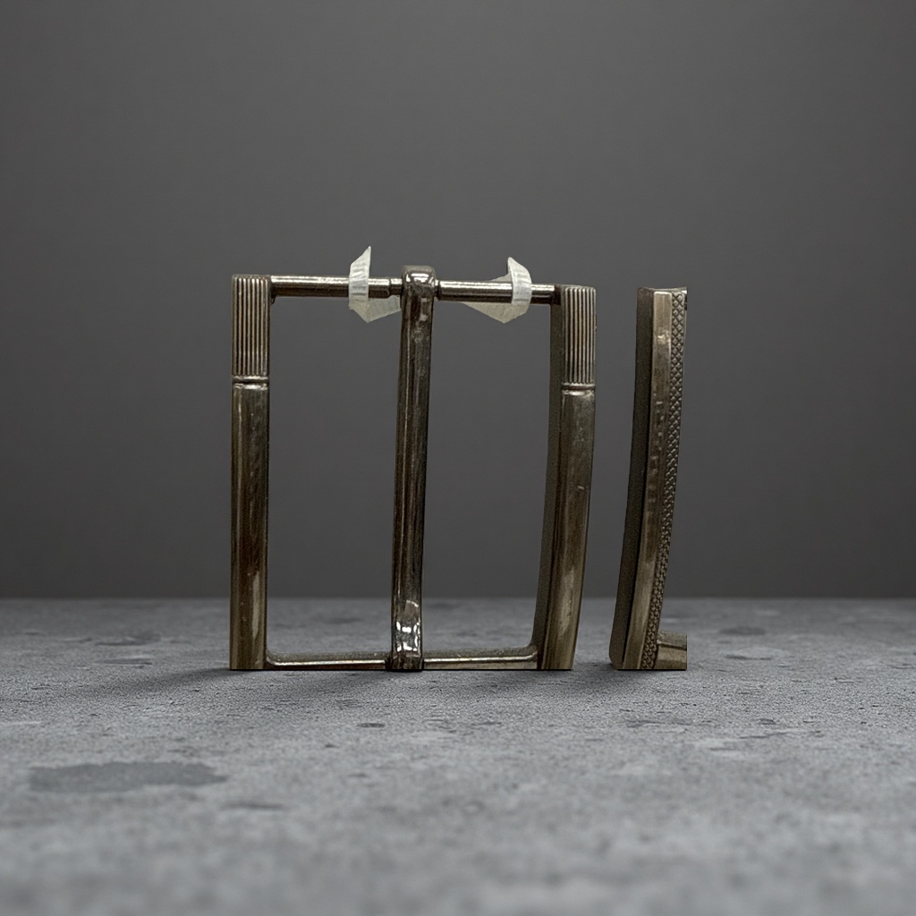 Simple metal belt buckle, suitable for both men and women, widened and thickened