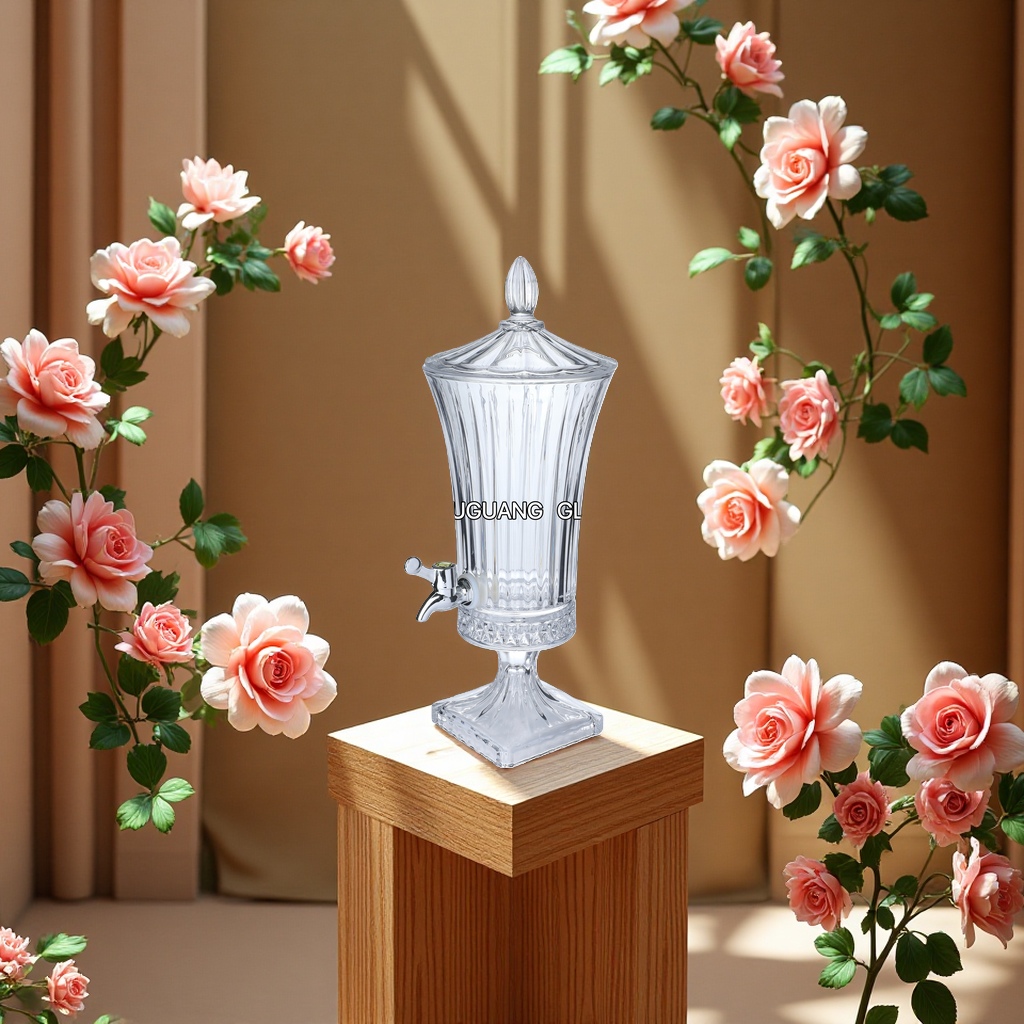 2L glass juice juicer, a large-capacity household fresh-keeping water bottle details Picture