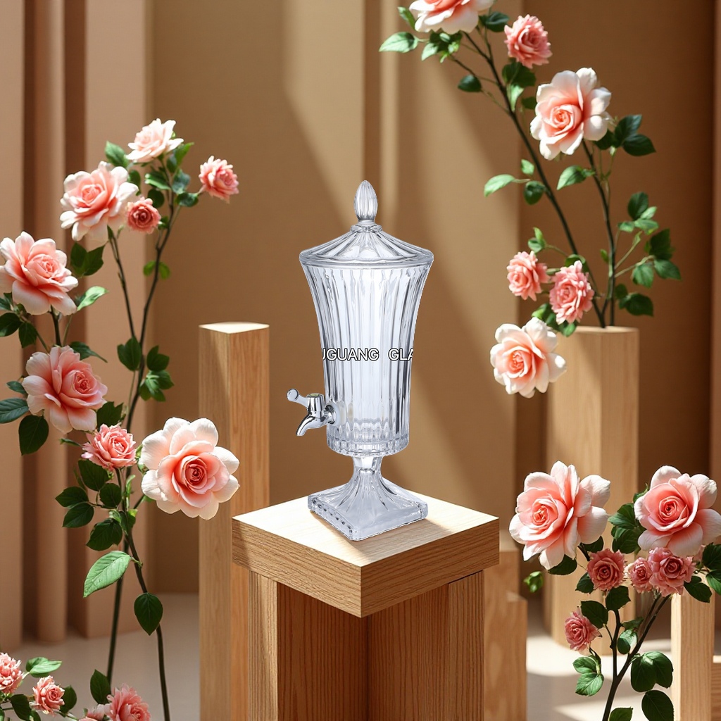 2L玻璃果汁壶家用大容量保鲜装水壶