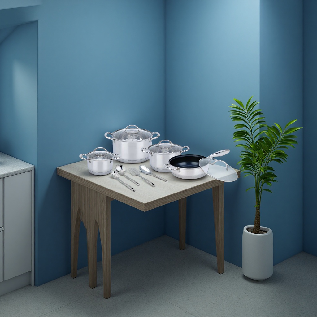 Stainless steel pot sets, one piece, two sets. This price is the price of one set. Specification image