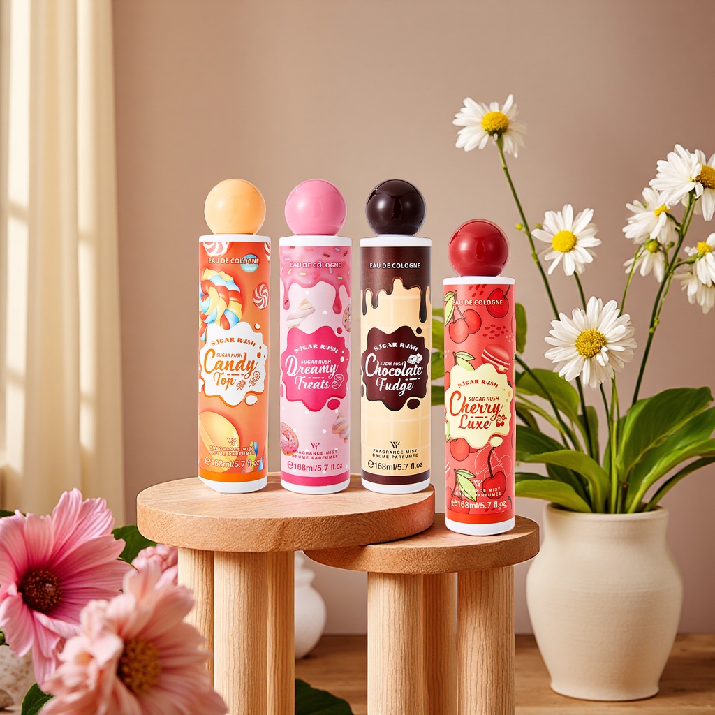 中东南美爆款168ml圆头设计身体喷雾香水细节图