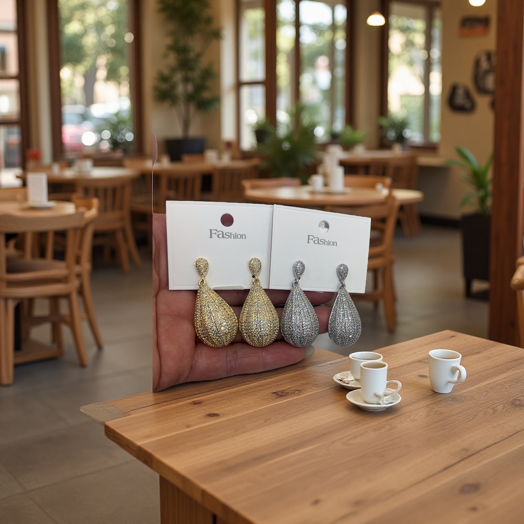 儿童耳饰实物图