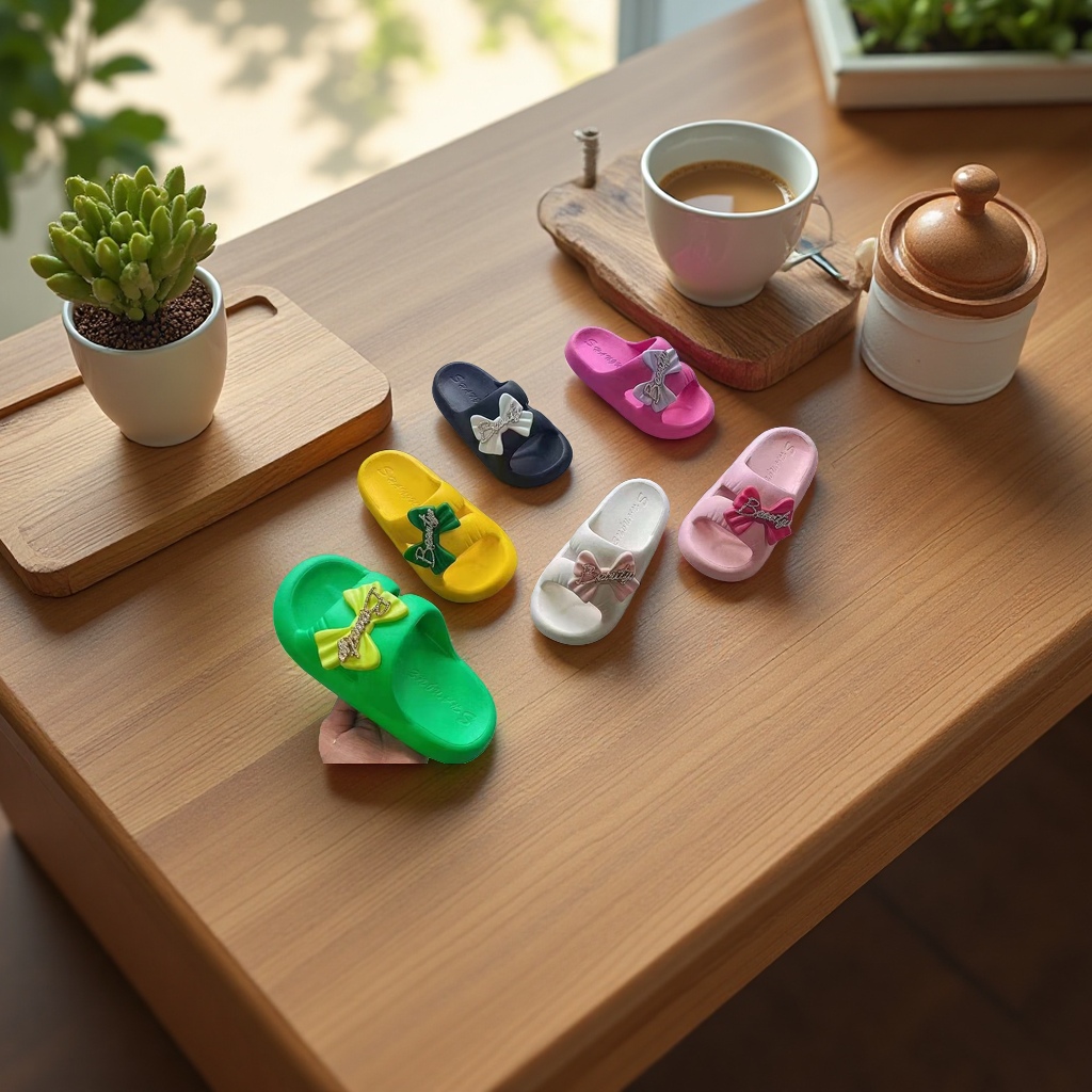 Anti-slip home soft-soled bathroom slippers for women Specification image