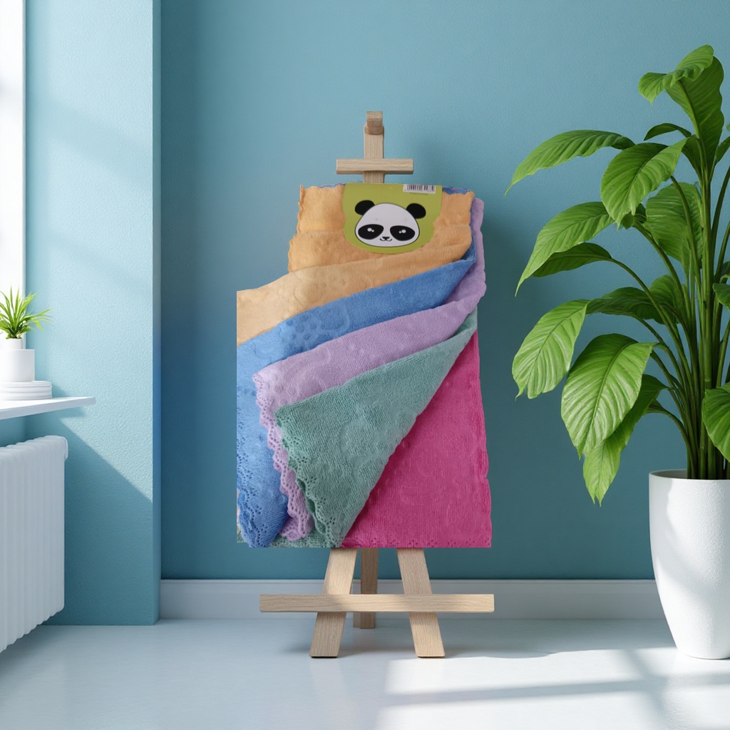 5PCS加厚纯棉毛巾家用柔软吸水性好