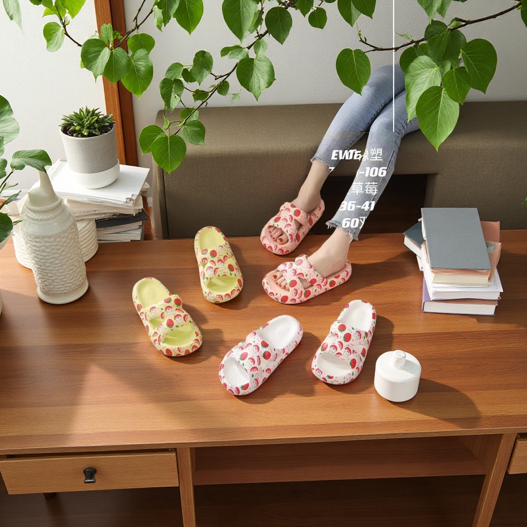 Anti-slip thickened soft-soled slippers for indoor home comfort Application Scenario