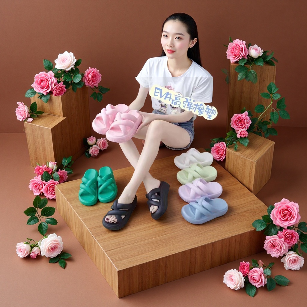 拖鞋防滑浴室家用软底居家舒适加厚保暖款