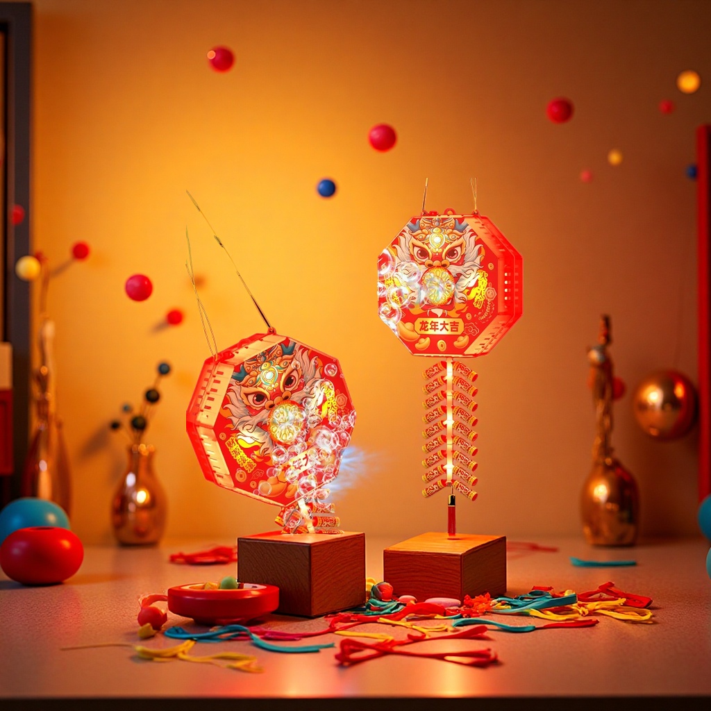 鞭炮泡泡机细节图