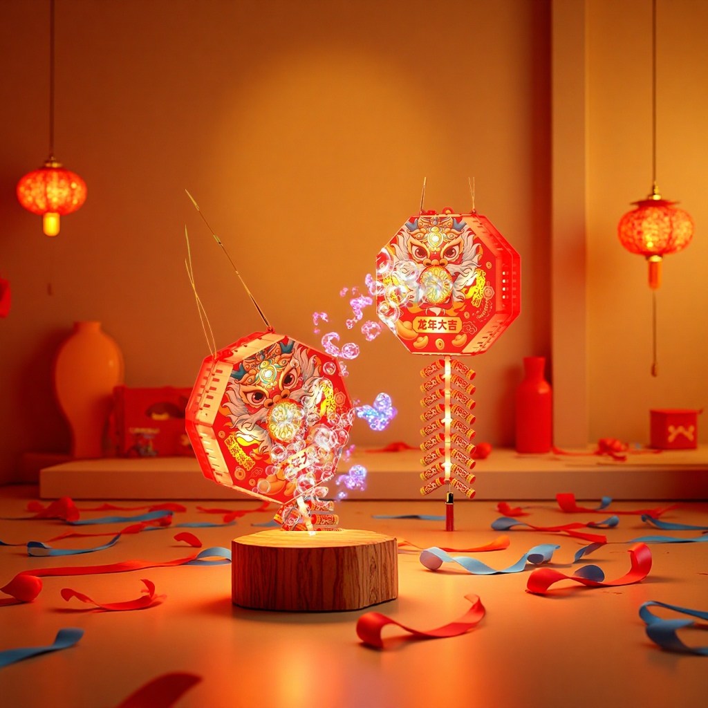 鞭炮挂件实物图