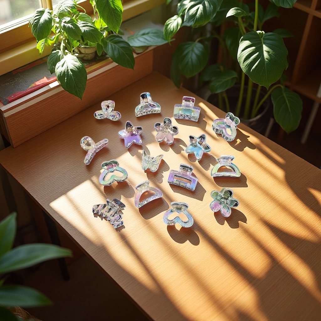 Phantom Color Grab Clip Small Hair clip Princess headwear 2025 New style Side bangs hair clip