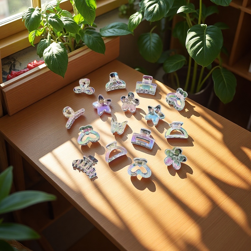 Phantom Color Grab Clip Small Hair clip Princess headwear 2025 New style Side bangs hair clip Specification image