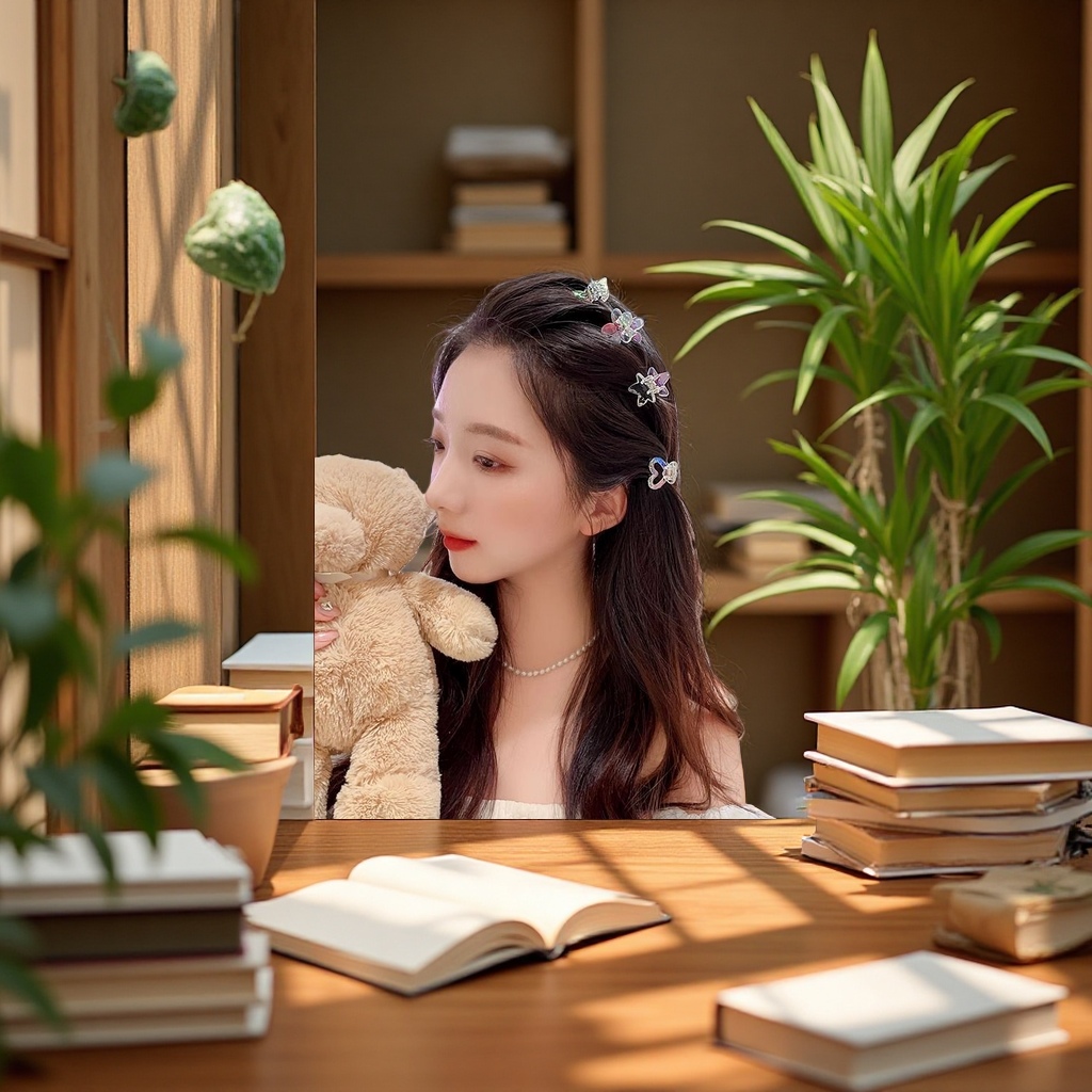 Phantom Color Grab Clip Small Hair clip Princess headwear 2025 New style Side bangs hair clip Application Scenario