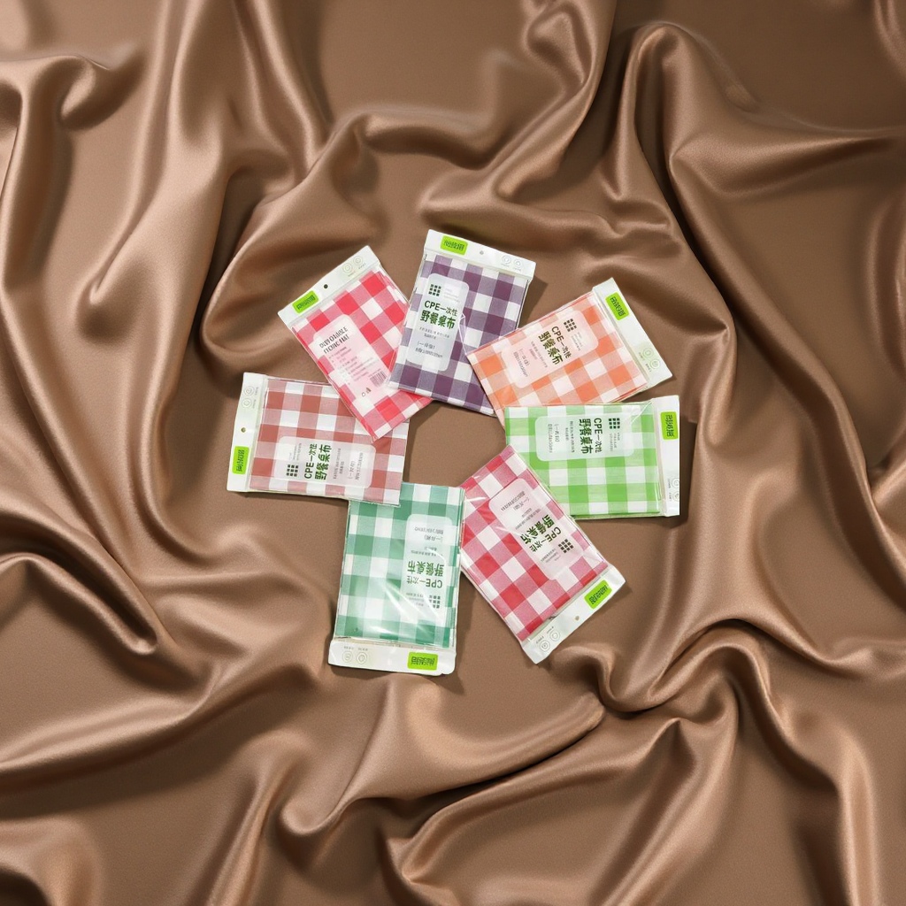 丝绒透明桌垫圣诞图案台布防滑耐磨吸水柔软